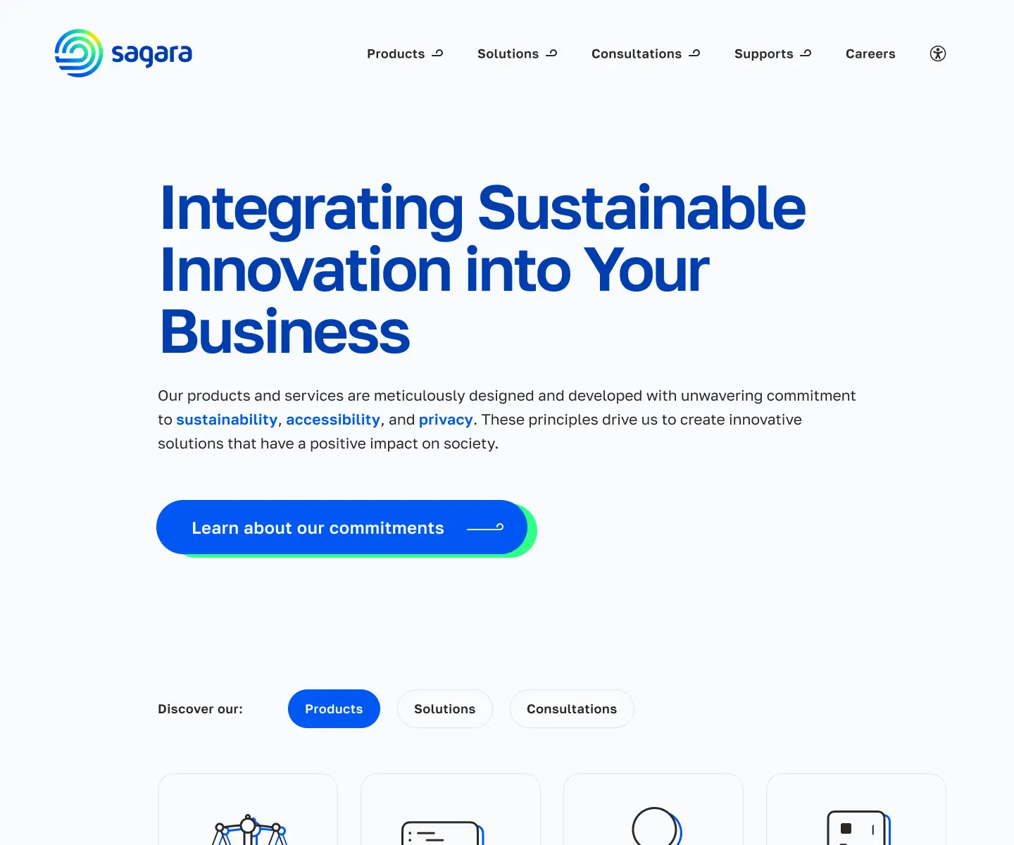 Sagara Website Redesign - Homepage - by Dwan