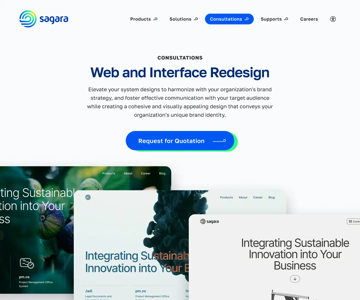 Sagara Website Redesign - Redesign Solution - by Dwan